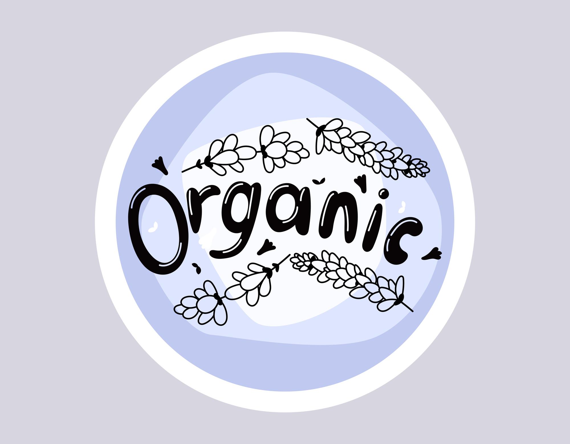 Organic herb supplier badge